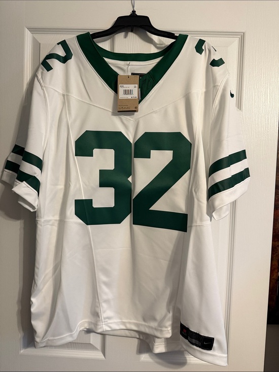 Nike Other - Nike New York Jets White Football Jersey with Green 32